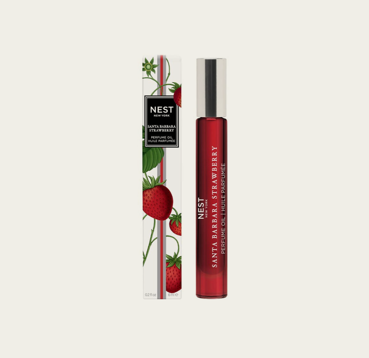NEST New York Santa Barbara Strawberry Perfume Oil Rollerball .34oz image 0