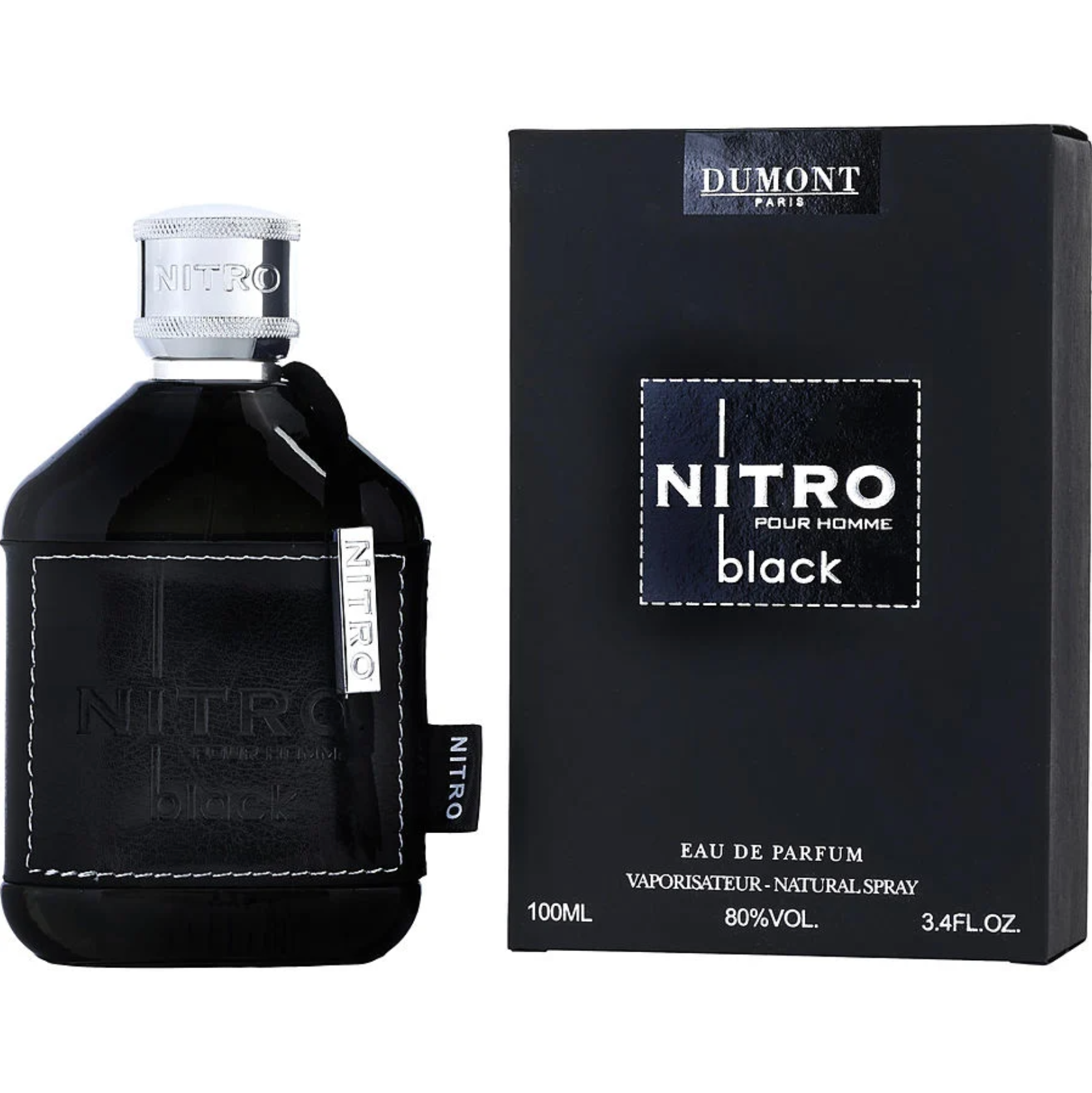 Dumont Nitro Black by Dumont Paris Eau De Parfum For Man 3.4oz image 0