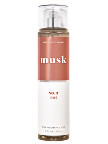 BATH & BODY WORKS MUSK NO. 3 MIST FRAGRANCE MIST BODY SPRAY 8 FL OZ image 0