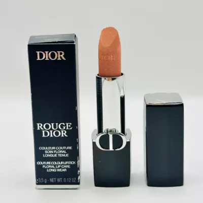 Dior- Rouge Dior Refillable Lipstick - #220 Beige Couture Velvet - 0.12 Oz - NIB
