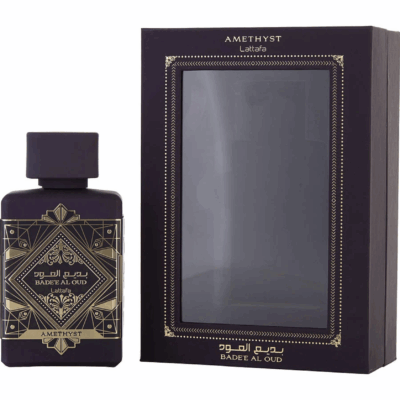 Amethyst Badee Al Oud By Lattafa Eau De Parfum 3.4 oz