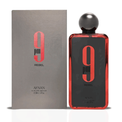 Afnan 9 PM Rebel Eau De Parfum For Man 3.4 oz