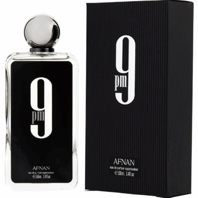 Afnan 9 PM Eau De Parfum Cologne for Men 3.4 oz