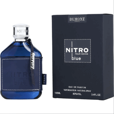 Dumont Nitro Blue by Dumont Paris Eau De Parfum For Man 3.4oz