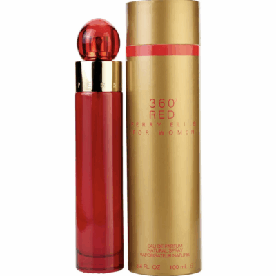 360 Red By Perry Ellis Eau De Parfum For Women 3.4 oz