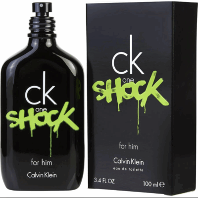 Ck One Shock men Eau De Toilette Spray 3.4 oz