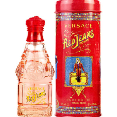 Versace Red Jeans Eau De Toilette 2.5oz/75ml For Women