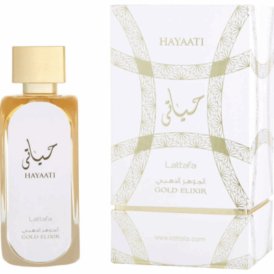 Lattafa Hayaati Gold Elixirmen Eau De Parfum Spray 3.4 oz