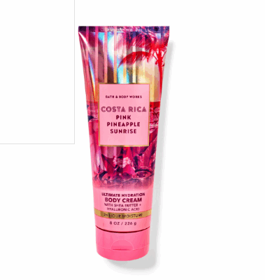 COSTA RICA Pink pineapple sunrise Body cream by BATH & BODY WORKS/8oz
