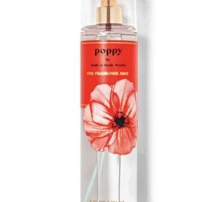 Bath & Body Works Poppy Fine Fragrance Body Spray Mist 8 fl oz / 236 mL (Poppy)
