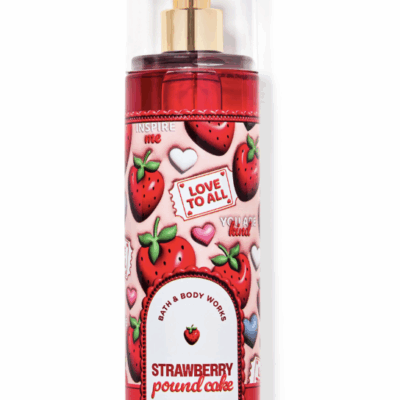 BATH & BODY WORKS STRAWBERRY POUND CAKE FINE FRAGRANCE MIST BODY SPRAY 8 OZ