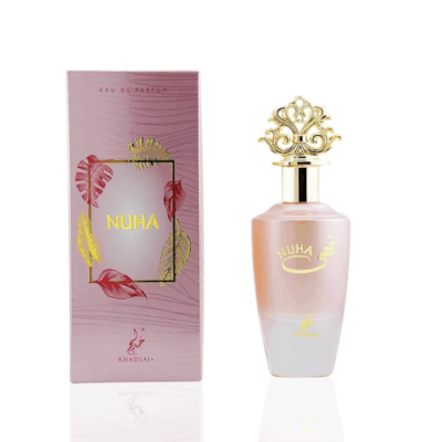 Khadlaj Nuha Eau de Perfume Spray for Women, 2.87 Ounce