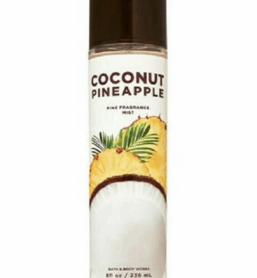 BATH & BODY WORKS COCONUT PINEAPPLE BODY MIST SPRAY 8 FL OZ