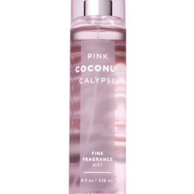 BATH & BODY WORKS PINK COCONUT CALYPSO BODY MIST SPRAY 8 FL OZ