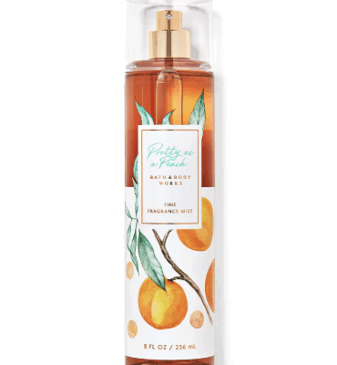BATH & BODY WORKS PRETTY AS A PEACH FINE FRAGRANCE MIST SPRAY 8 OZ