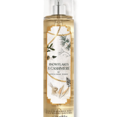 BATH & BODY WORKS SNOWFLAKES & CASHMERE BODY MIST FRAGRANCE SPRAY 8 FL OZ