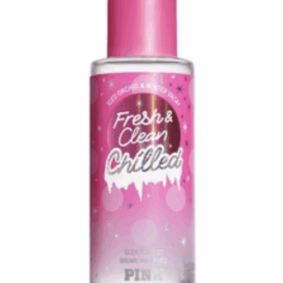 VICTORIA'S SECRET PINK FRESH & CLEAN CHILLED BODY MIST SPRAY 8.4 OZ