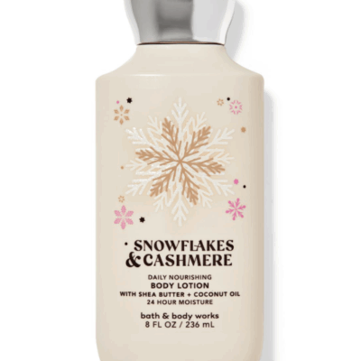 Bath & Body Works SNOWFLAKES & CASHMERE Body Lotion 8 Oz