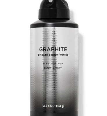 Bath & Body Works GRAPHITE FOR MEN Body Spray Mist Perfume 3.7 oz