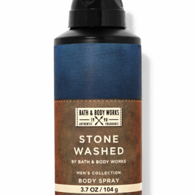 Bath & Body Works STONE WASHED MEN Body Spray Mist Perfume 3.7 oz