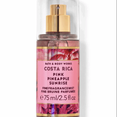 Costa Rica Pink pineapple apple bath and body works travel spray 3oz/ 88 ml
