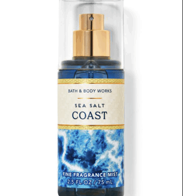Sea salt coast bath and body works travel spray 3oz/ 88 ml