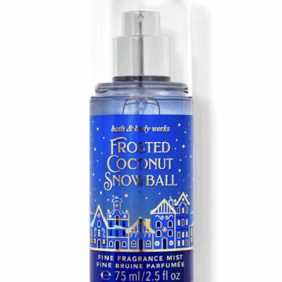 Frosted coconut snowball bath and body works travel spray 3oz/ 88 ml
