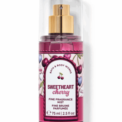 Sweetheart cherry bath and body works travel spray 3oz/ 88 ml