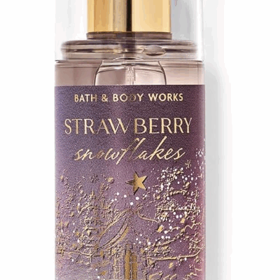 Strawberry snowflakes Fine Fragrance Mist – Travel Size By Bath & Body Works – 3 fl oz / 88 mL