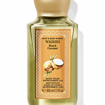 Waikiki Beach Coconut Travel Size Shower Gel (3 fl oz)