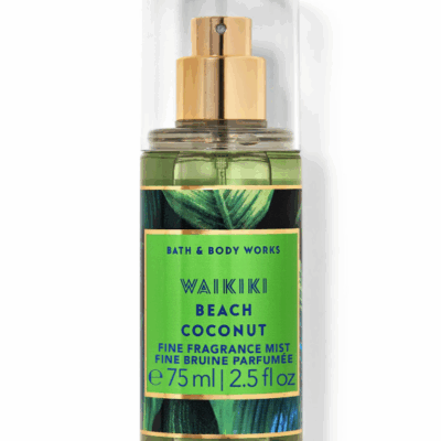 BATH & BODY WORKS WAIKIKI BEACH COCONUT FRAGRANCE MIST SPRAY TRAVEL SIZE