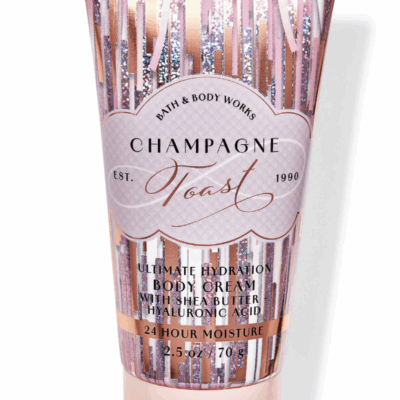 Bath & Body Works Champagne Toast   Travel-Size Body Cream (2.5 oz / 70 g)