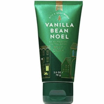 Bath & Body Works Vanilla Bean Noel Travel-Size Body Cream (2.5 oz / 70 g)