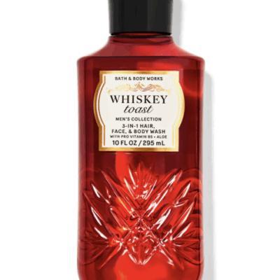 Bath & Body Works Whiskey Toast Men’s 3‑in‑1 Hair, Face & Body Wash (10 fl oz / 295 ml)