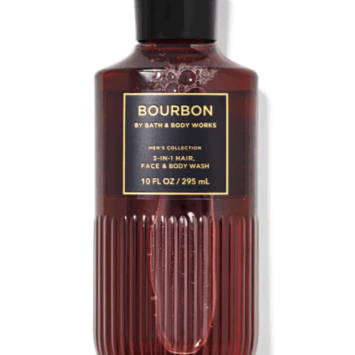 Bath & Body Works Bourbon Men's 3-in-1 Hair, Face & Body Wash (10 fl oz / 295 mL)