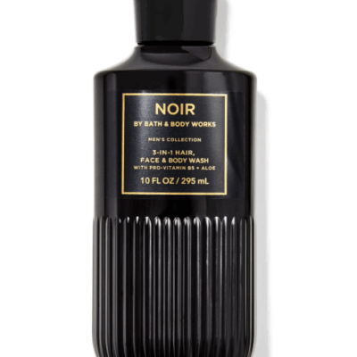 Bath & Body Works Noir Men's 3-in-1 Hair, Face & Body Wash (10 fl oz / 295 mL)