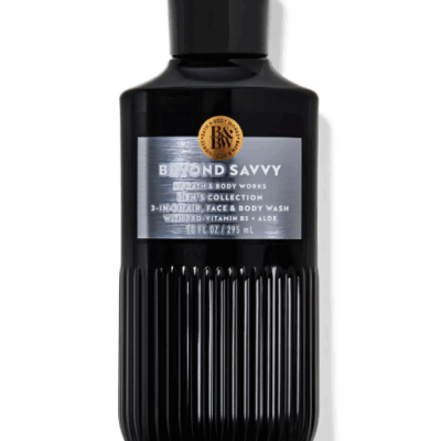Bath & Body Works Beyond Savvy Men's 3-in-1 Hair, Face & Body Wash (10 fl oz / 295 ml)