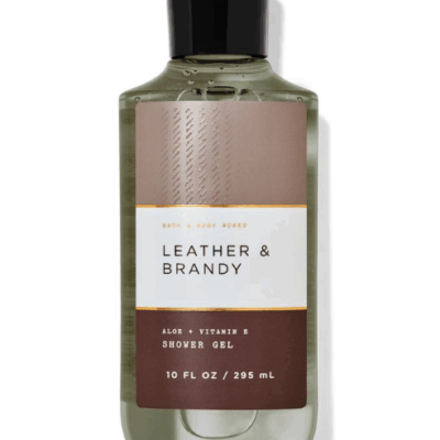 Bath & Body Works Leather & Brandy Men's 3-in-1 Hair, Face & Body Wash (10 oz / 295 ml)