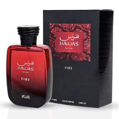 Rasasi Hawas Fire men Eau De Parfum Spray 3.3 oz