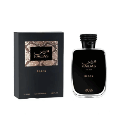 Rasasi Hawas Black men Eau De Parfum Spray 3.3 oz